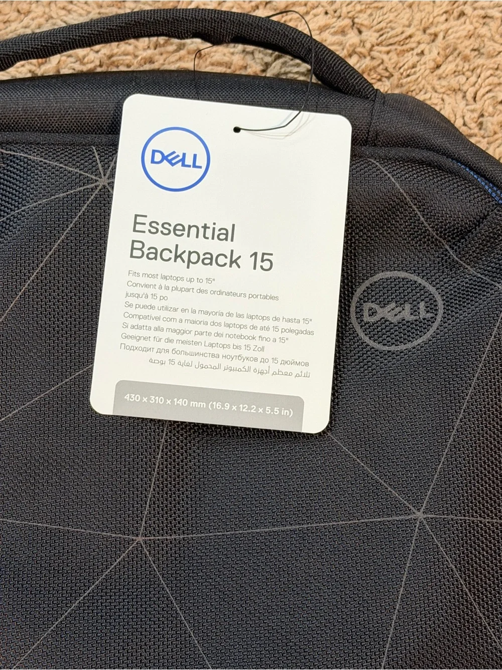 Genuine Dell Essential Backpack 15